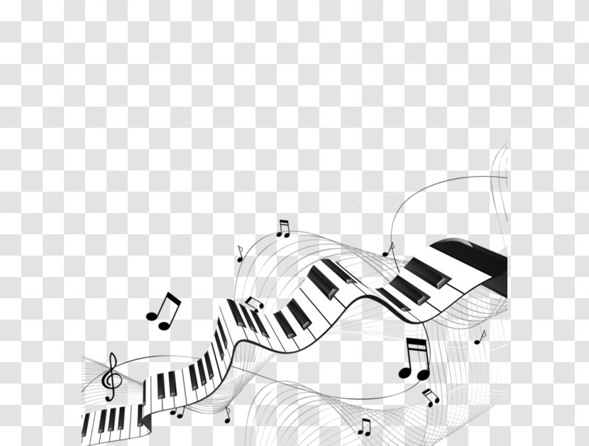 Musical Keyboard Piano - Flower - Business Card Transparent PNG