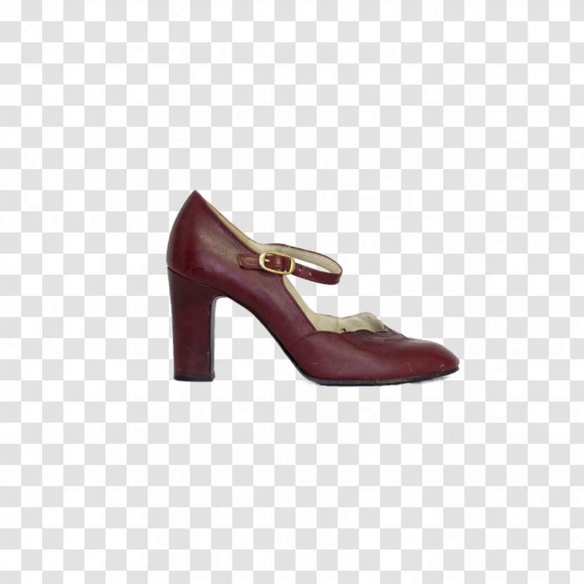 Court Shoe Sandal Absatz Suede - Magenta - Mary Jane Transparent PNG