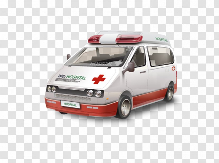 Ambulance Hospital Medicine First Aid - Compact Car Transparent PNG