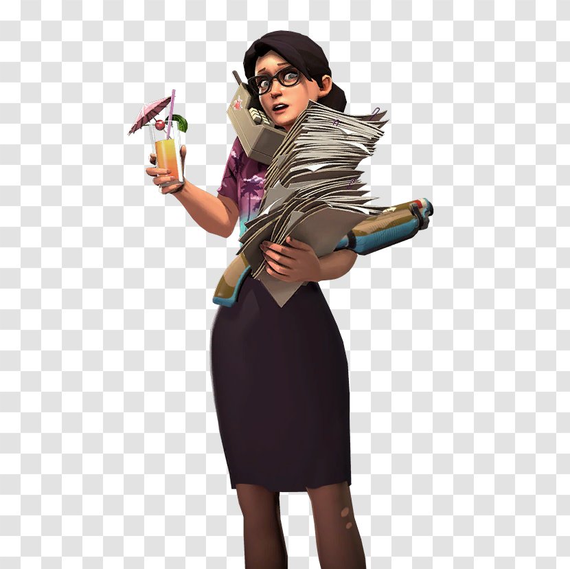 Team Fortress 2 Video Games Ashly Burch Wikia - Clothing - Shoulder Transparent PNG