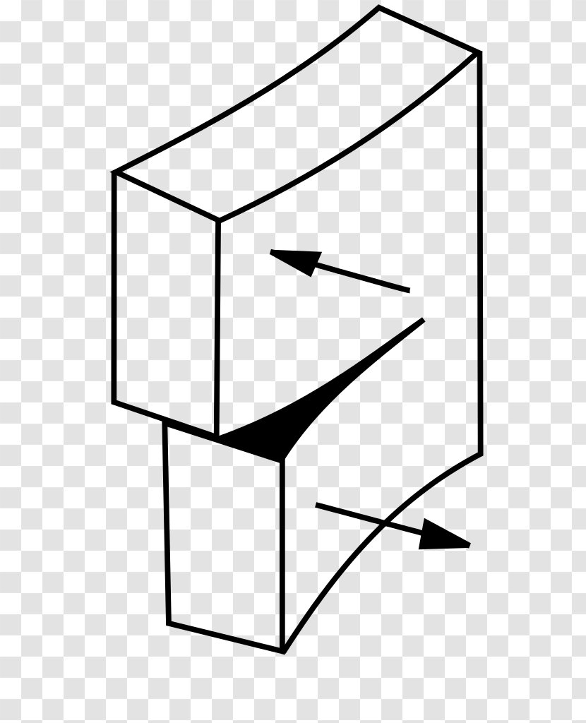 Shear Force Stress And Moment Diagram Shearing - Crack Transparent PNG