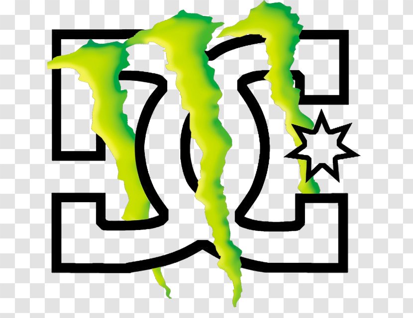 Monster Energy Washington, D.C. Drink DC Shoes Logo - Vector Transparent PNG