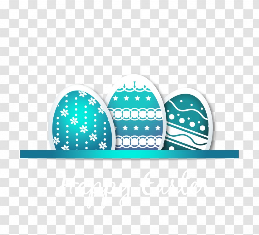 Easter Egg Blue - Resurrection Of Jesus - Vector Transparent PNG