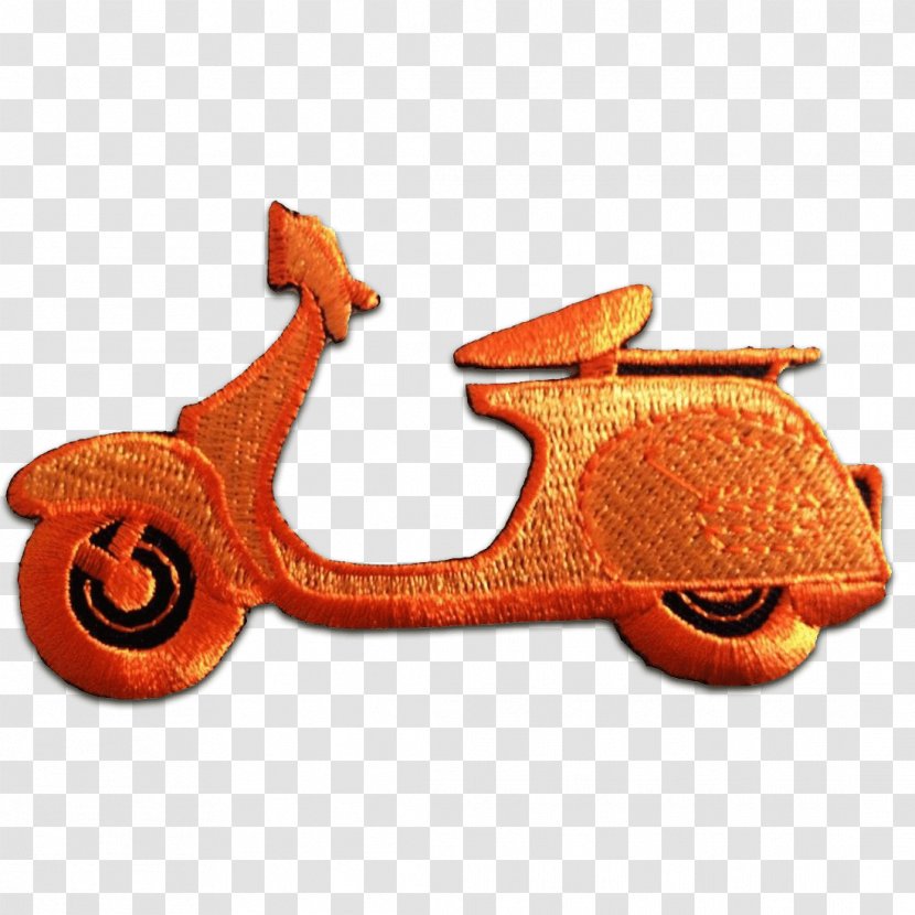 Embroidered Patch Scooter Iron-on Vespa Biker - Color Transparent PNG