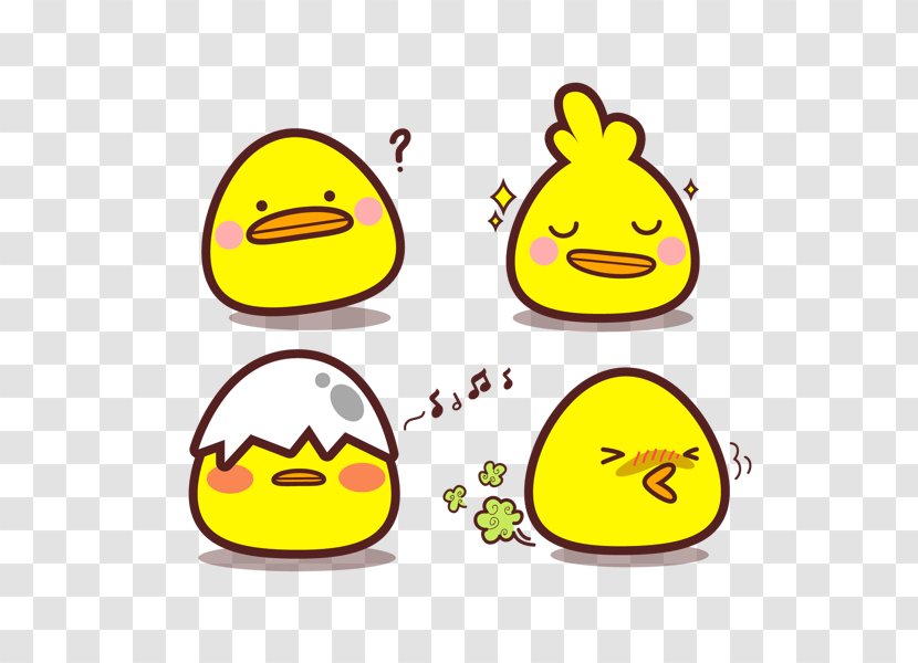 Chicken Cartoon Sticker - Flat Design - Chick Transparent PNG