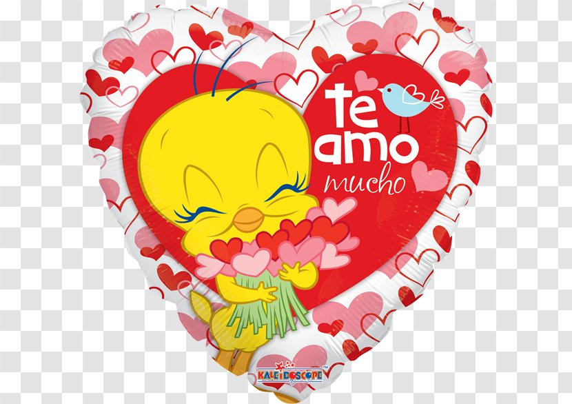 Tweety Looney Tunes Character Love - Denna - Te Amo Transparent PNG