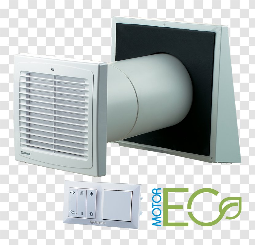 Recuperator Heat Recovery Ventilation Fan - Room Air Distribution Transparent PNG