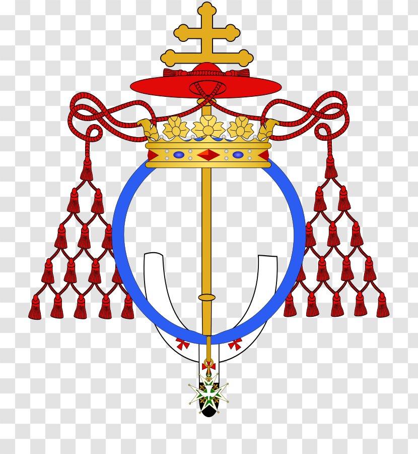 Coat Of Arms Archbishop Holy See Cardinal - Christmas Ornament - Symbol Transparent PNG