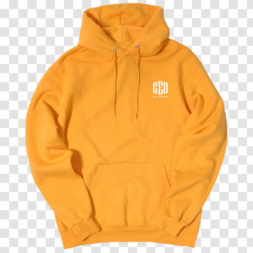 Hoodie T-shirt Clothing Hat - Yellow Sticker Transparent PNG