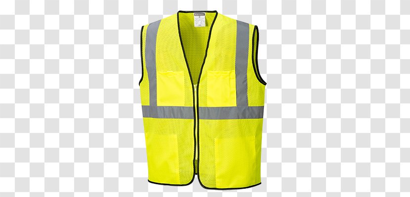 Gilets High-visibility Clothing Personal Protective Equipment Jacket - Sleeve Transparent PNG