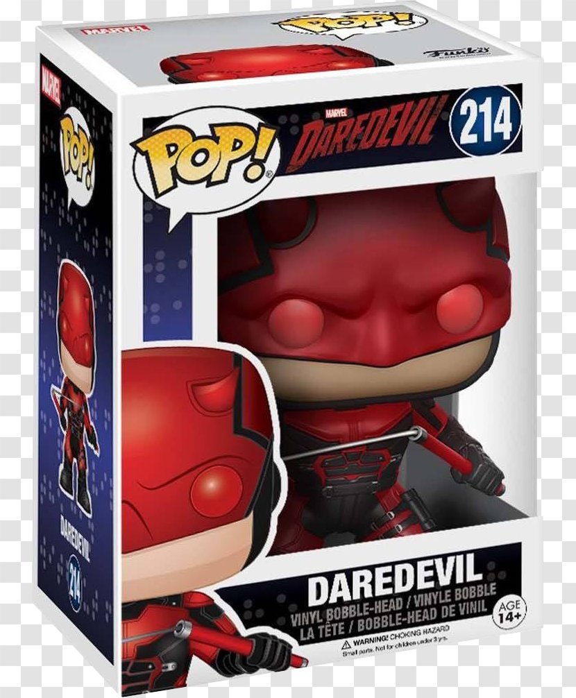 Daredevil Elektra Deadpool Punisher Funko - Bobblehead - Pop Transparent PNG