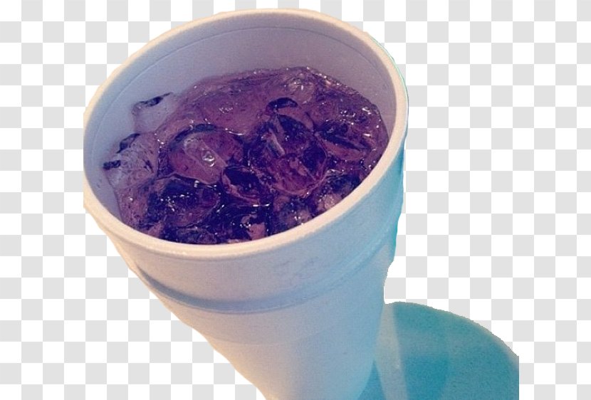 Purple Drank Cup Codeine Styrofoam Drink - Quart - Stool Transparent PNG