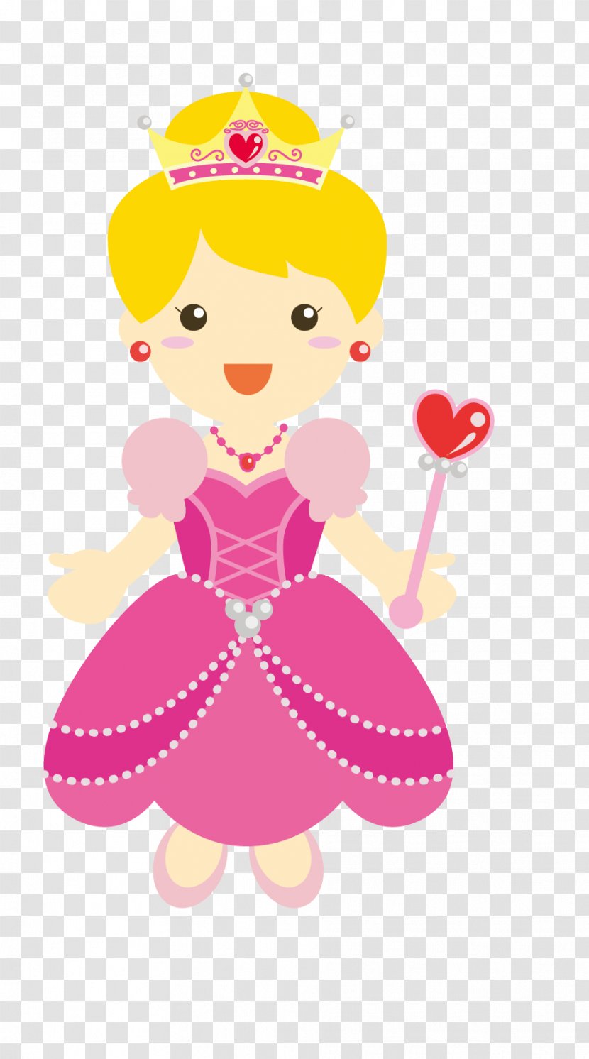 France Princess Drawing Illustration - Cartoon - Vector Cute Crowned Transparent PNG