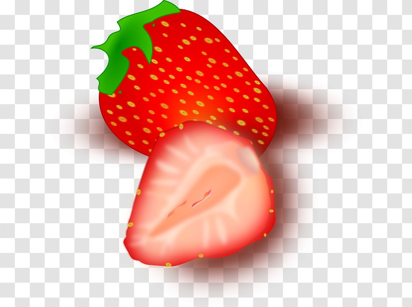 Ice Cream Smoothie Berry Shortcake Clip Art - Cartoon Strawberry Transparent PNG