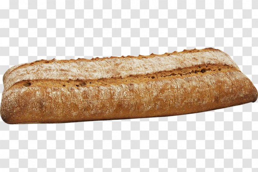 Baguette Rye Bread Thuringian Sausage Bratwurst Bocadillo - Whole Grain Transparent PNG