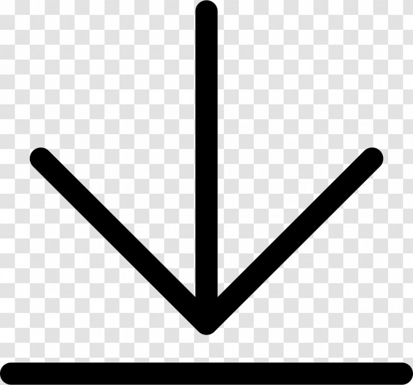 Download - Symbol - Down Arrow Transparent PNG
