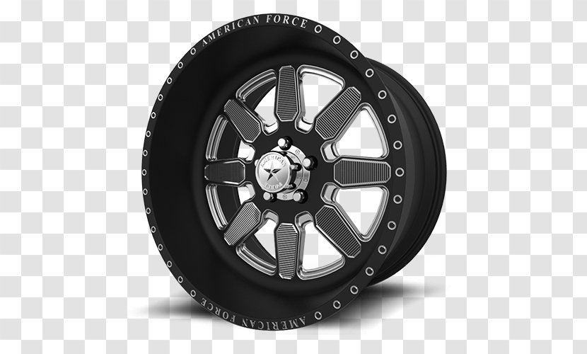 San Francisco 8 American Force Wheels SF Black Car - Tire - Alloy Wheel Transparent PNG