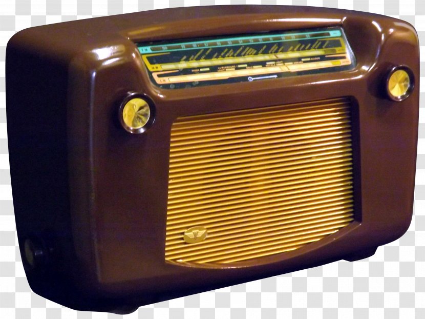 Antique Radio Loudspeaker Audio Signal Powered Speakers Transparent PNG