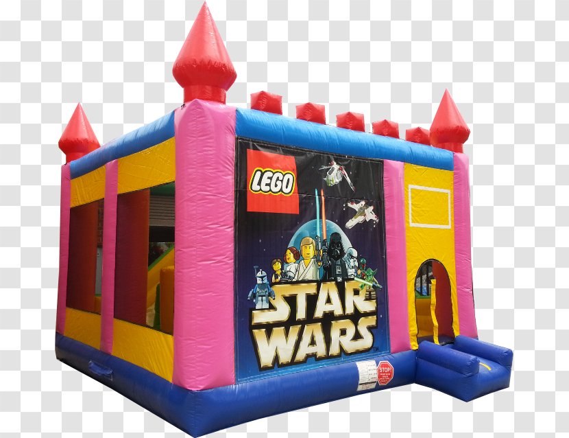 Inflatable Bouncers Lego Star Wars Toy Playground Slide - Jumping Castle Transparent PNG