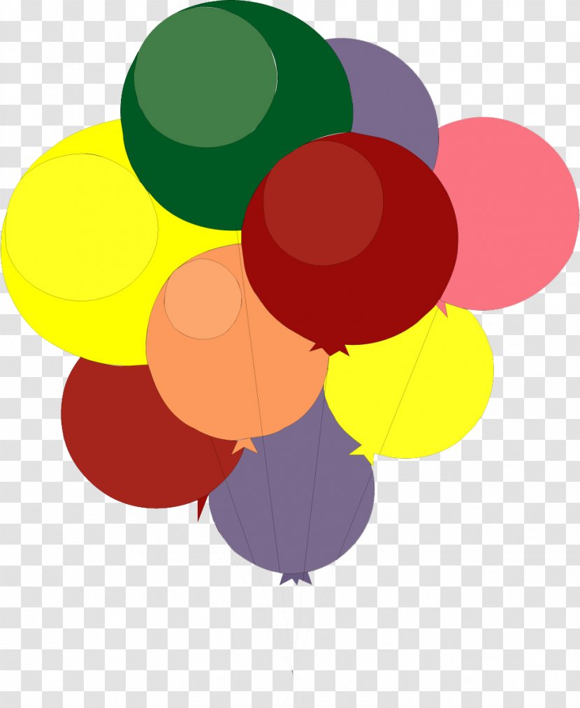 Balloon Clip Art - Petal - Hand-painted Colorful Balloons Transparent PNG