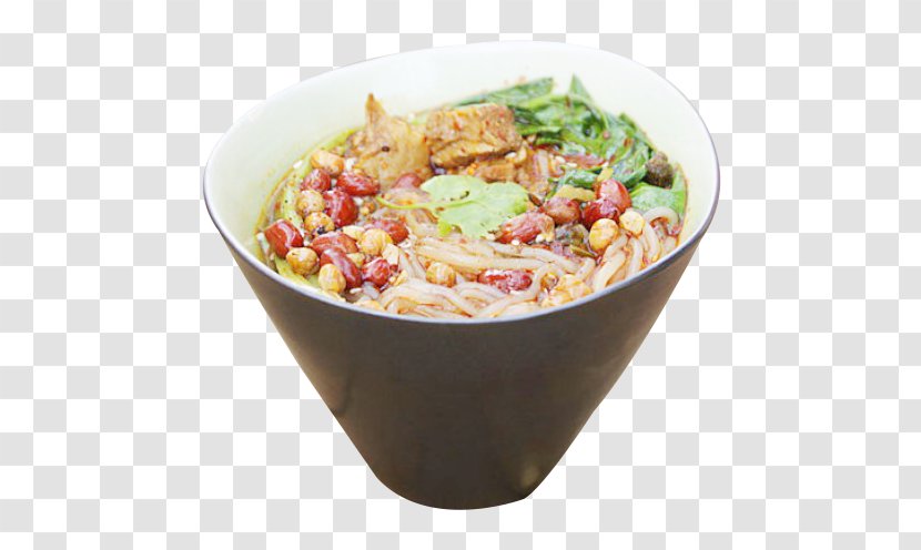 Chongqing Hot And Sour Noodle Sichuan Cuisine Ingredient Food - Vegetarian - Peanut Sweet Potato Powder Transparent PNG