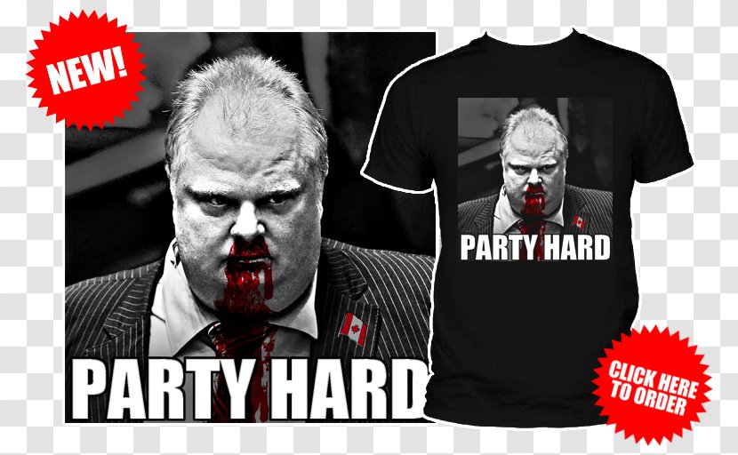 Andrew W.K. T-shirt Party Hard (You Shout!) - Flower Transparent PNG