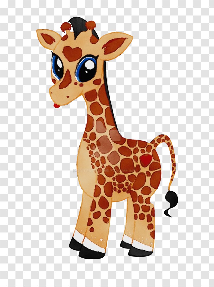 Watercolor Animal - Toy - Stuffed Fawn Transparent PNG