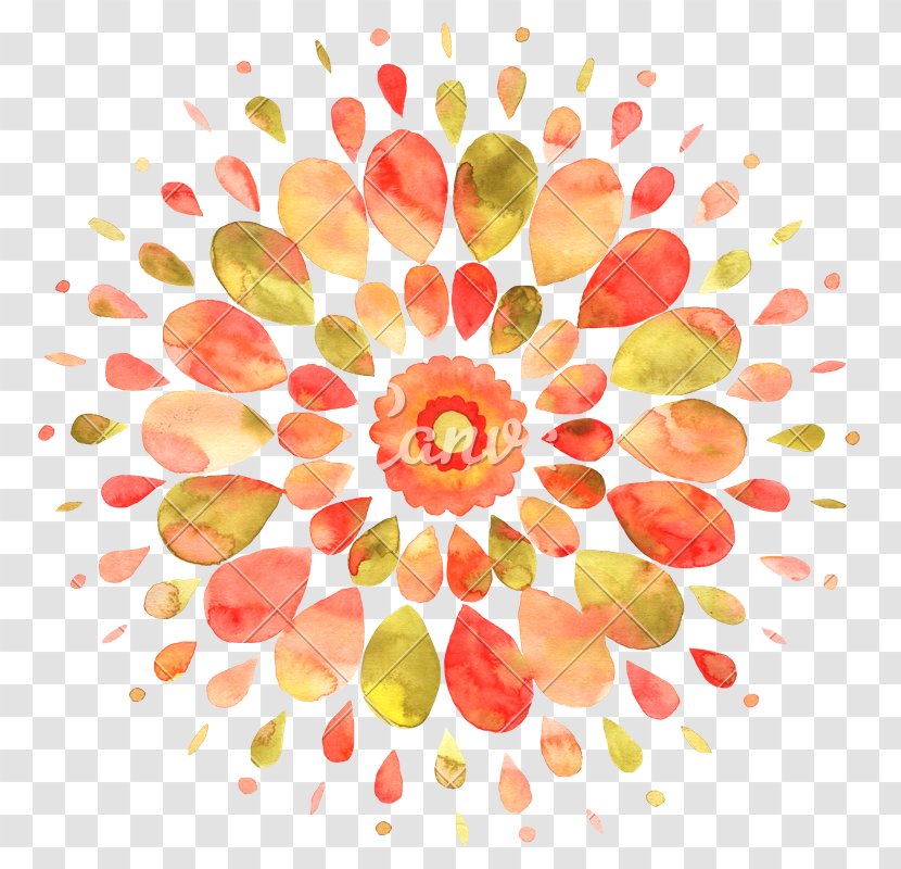 Watercolour Flowers Desktop Wallpaper Watercolor Painting Drawing Art - Mandala Transparent PNG