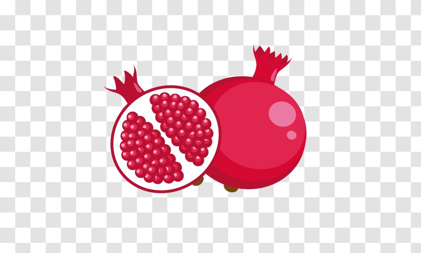 Pomegranate Euclidean Vector Fruit - Free Stock Transparent PNG