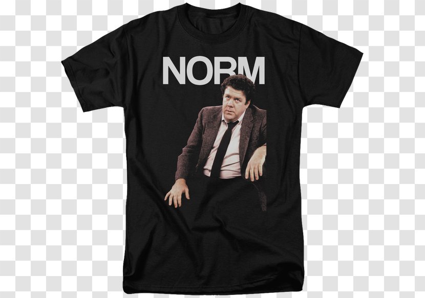 Norm Peterson Cliff Clavin T-shirt Sitcom Television - John Ratzenberger Transparent PNG