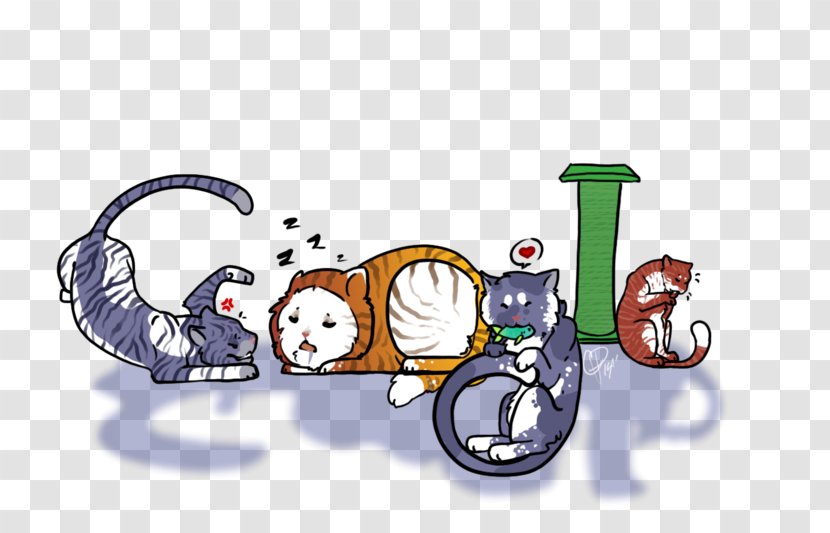 Cat Doodle4Google Google Doodle Illustration Transparent PNG