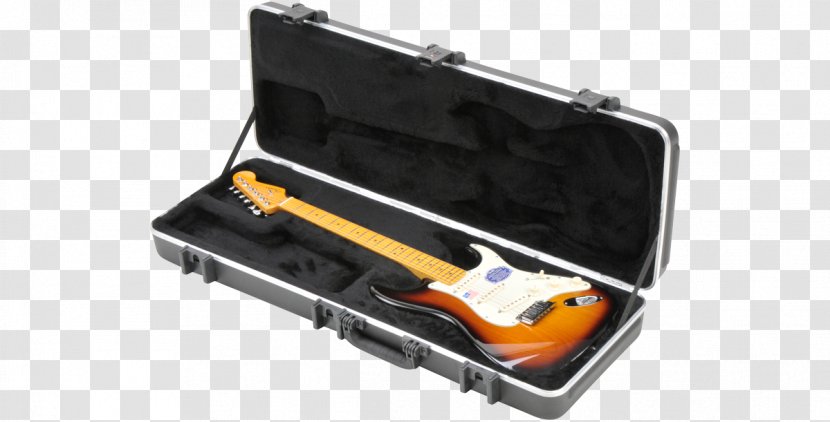 Electric Guitar Bass Skb Cases Fender Stratocaster - Flower - Musical Instruments Corporation Transparent PNG