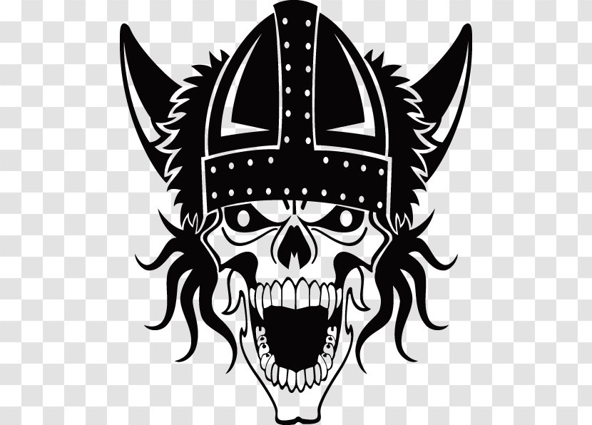 Viking Skull Clip Art - Scalable Vector Graphics - Horror Picture Transparent PNG