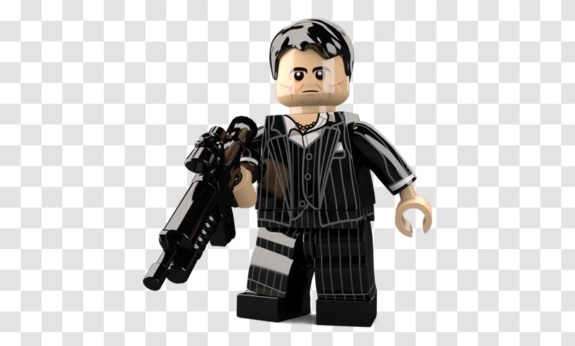Tony Montana Scarface Al Pacino Lego Minifigure Transparent PNG