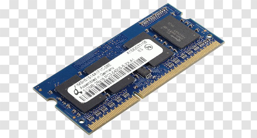 Laptop SO-DIMM DDR3 SDRAM Random-access Memory - Microcontroller - Computer Electronic Components Material Transparent PNG