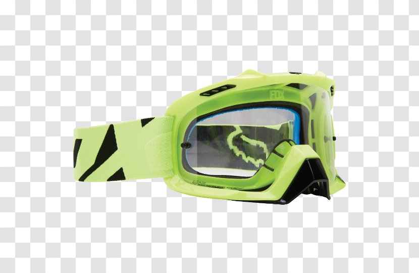 Fox Air Defence MX Goggles Glasses Racing Motocross - Vue Transparent PNG