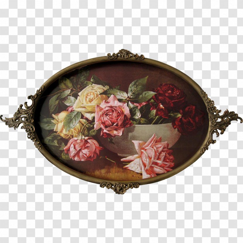 Roses In A Bowl Printmaking Painting Canvas Print - Printing - Victorian Transparent PNG
