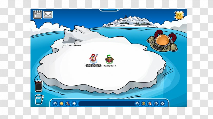 Club Penguin Iceberg Desktop Wallpaper - Screenshot Transparent PNG
