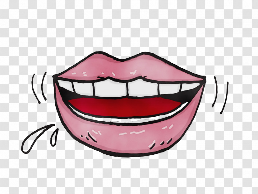 Tooth Smile Lips Transparent PNG