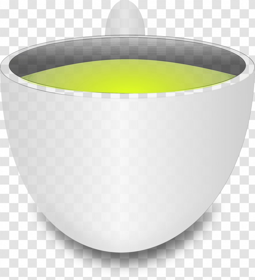 Bowl Yellow Tableware Mixing Cup - Teacup Dishware Transparent PNG