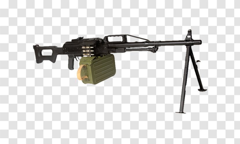 PKP Pecheneg Machine Gun PK Weapon Light - Frame Transparent PNG