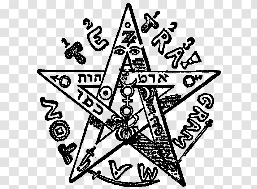 Dogme Et Rituel De La Haute Magie Pentagram Magic Symbol Esotericism - Clipart Transparent PNG