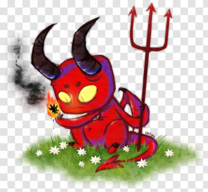 Cartoon Character Plant Fiction - Little Devil Transparent PNG