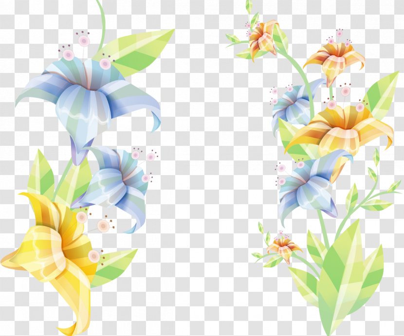 Floral Design Flower Lilium Wall - Television - Color Lily Transparent PNG