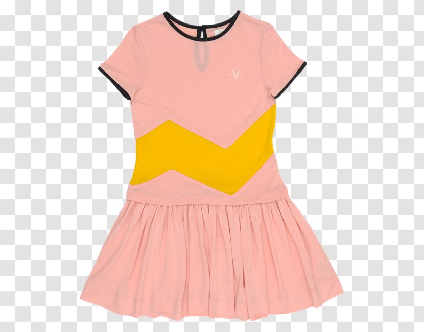 Dress Pink M Neck Sleeve Collar - Dance Transparent PNG