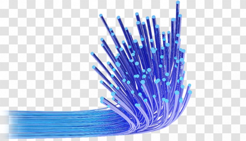 Optical Fiber Cable Optics Electrical - Blue - Fibra Optica Transparent PNG