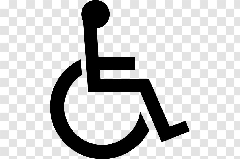 Disability Wheelchair Disabled Parking Permit Symbol Clip Art - Text Transparent PNG