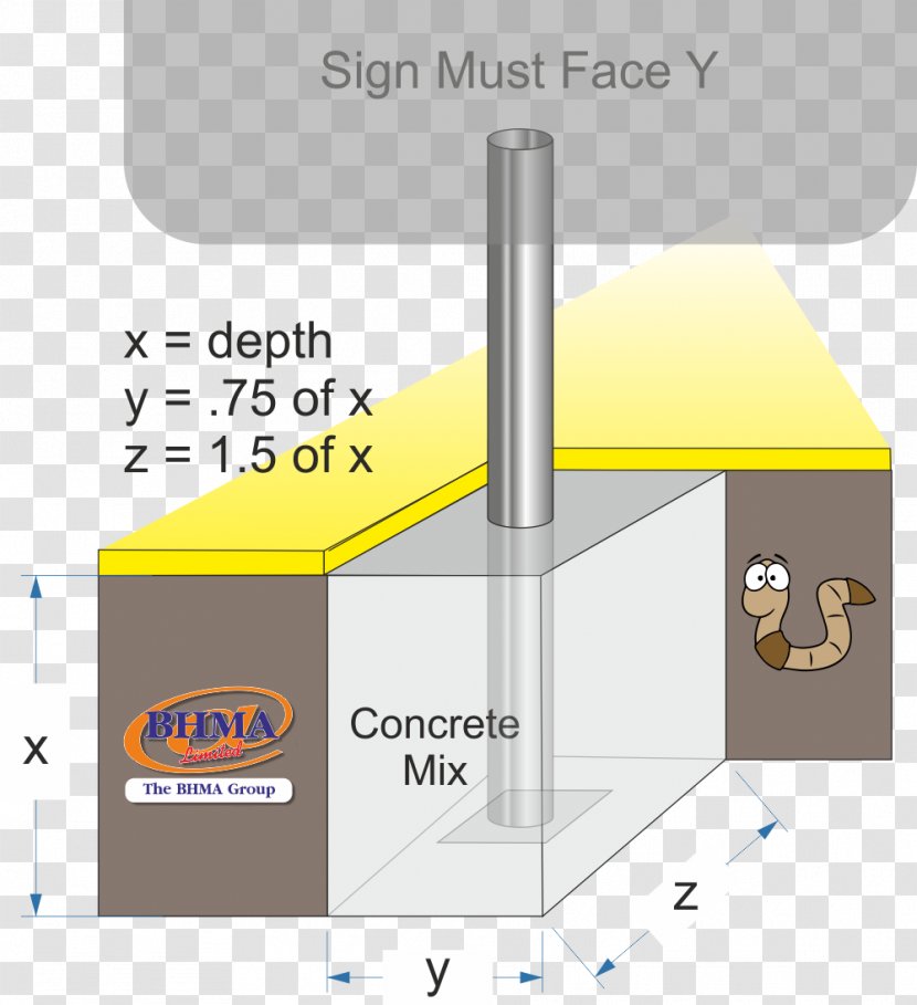 Material Line Angle - Sign Post Transparent PNG