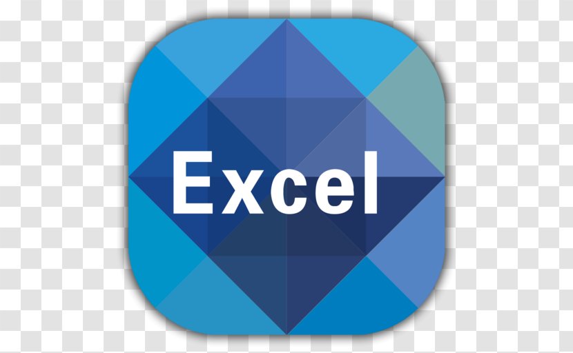 Logo Font Brand Product Pattern - Blue - Ms Excel Transparent PNG