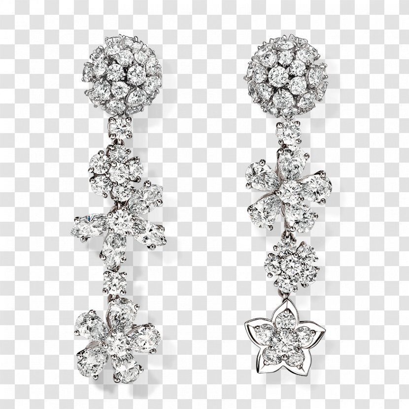 Earring Van Cleef & Arpels Jewellery Diamond Gold Transparent PNG